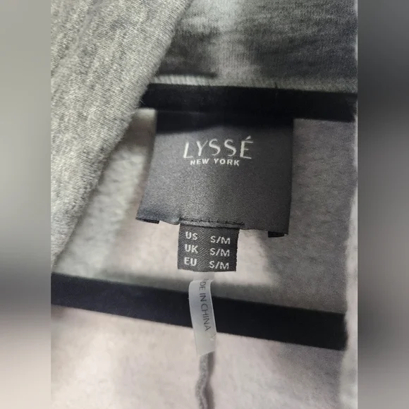 Lysse Active Bamboo Blend Grey Open Front Cardigan sz.S/M - Picture 3 of 7